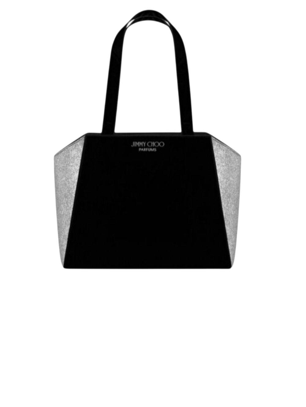 Jimmy Choo Parfums Black Velvet & Silver Sparkle Tote